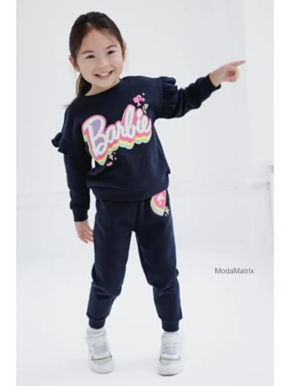 Girls' 2-Piece Fleece Sweatshirt and Joggers Set Toddler to Big Kid